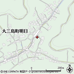 愛媛県今治市大三島町明日1915周辺の地図