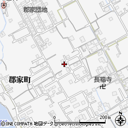 香川県丸亀市郡家町2003-11周辺の地図