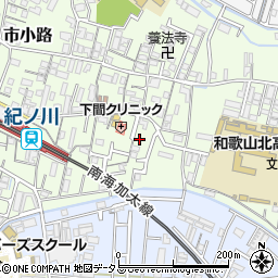和歌山県和歌山市市小路401-8周辺の地図