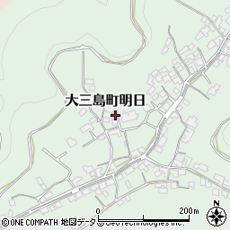 愛媛県今治市大三島町明日455周辺の地図