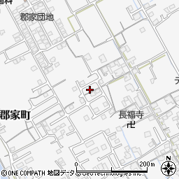 香川県丸亀市郡家町2003-7周辺の地図