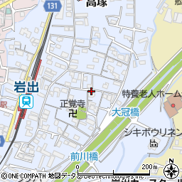 和歌山県岩出市高塚366周辺の地図