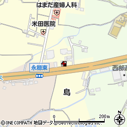ＥＮＥＯＳセルフ和歌山バイパスＳＳ周辺の地図