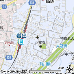 和歌山県岩出市高塚307周辺の地図