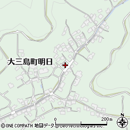 愛媛県今治市大三島町明日540周辺の地図