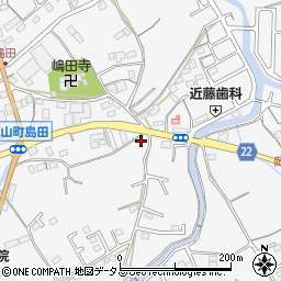 松本花店周辺の地図