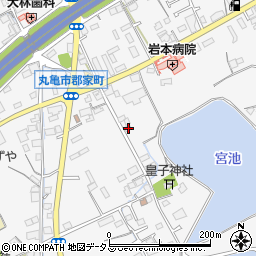 香川県丸亀市郡家町2469-6周辺の地図