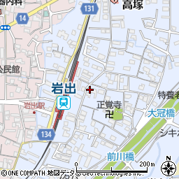 和歌山県岩出市高塚306周辺の地図