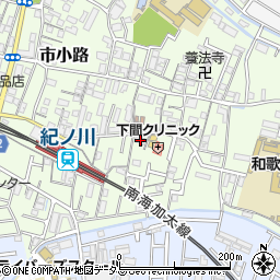 和歌山県和歌山市市小路404周辺の地図