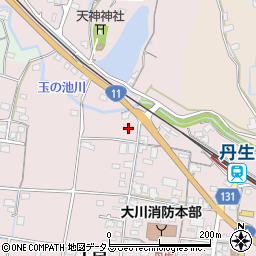 香川県東かがわ市土居126周辺の地図