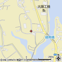 香川県綾歌郡綾川町滝宮2401周辺の地図