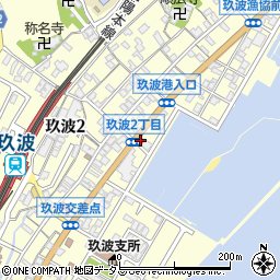 栗本プロパン店周辺の地図