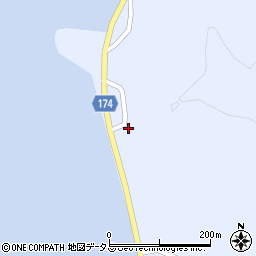 愛媛県越智郡上島町岩城3357周辺の地図