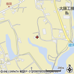 香川県綾歌郡綾川町滝宮2377周辺の地図