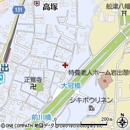 和歌山県岩出市高塚376周辺の地図