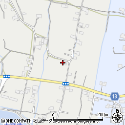 香川県木田郡三木町田中2758-2周辺の地図