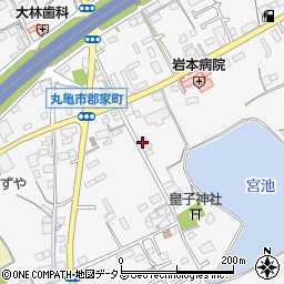 香川県丸亀市郡家町2469-2周辺の地図