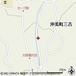 広島県江田島市沖美町三吉581-1周辺の地図