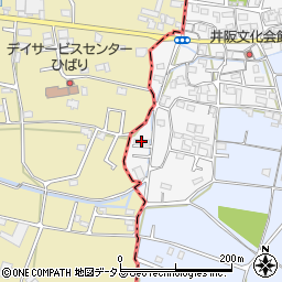 西井阪農機具管理組合南周辺の地図