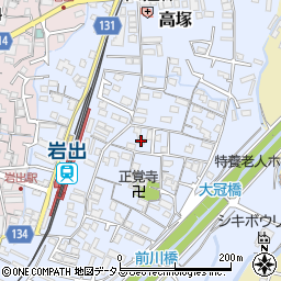 和歌山県岩出市高塚299周辺の地図