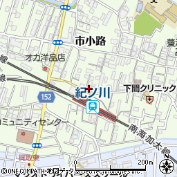 和歌山県和歌山市市小路69-13周辺の地図