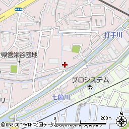 辻垣内鉄工所周辺の地図
