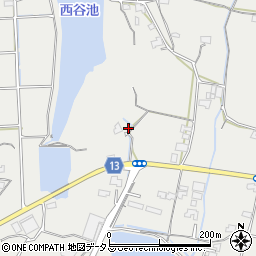 香川県木田郡三木町田中2630-5周辺の地図
