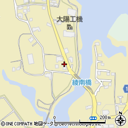 香川県綾歌郡綾川町滝宮2444周辺の地図