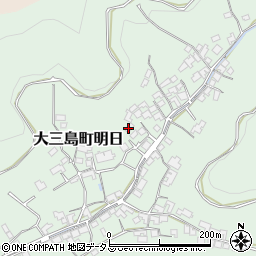 愛媛県今治市大三島町明日535周辺の地図