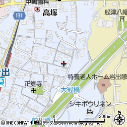 和歌山県岩出市高塚385周辺の地図