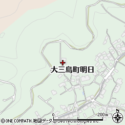 愛媛県今治市大三島町明日439周辺の地図