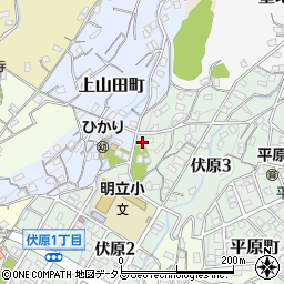 広島県呉市伏原3丁目5-8周辺の地図