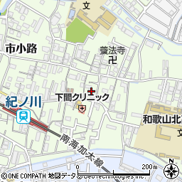 和歌山県和歌山市市小路61-8周辺の地図