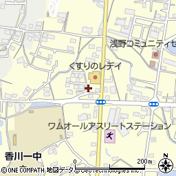 香川県高松市香川町浅野982周辺の地図