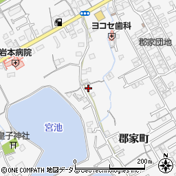 香川県丸亀市郡家町2204-1周辺の地図