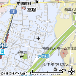 和歌山県岩出市高塚396周辺の地図