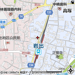 和歌山県岩出市高塚71-2周辺の地図