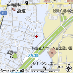 和歌山県岩出市高塚413周辺の地図