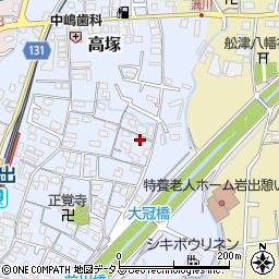 和歌山県岩出市高塚399周辺の地図