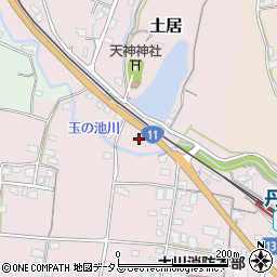 香川県東かがわ市土居462周辺の地図