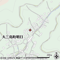 愛媛県今治市大三島町明日554周辺の地図