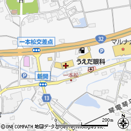 宮脇書店綾南店周辺の地図