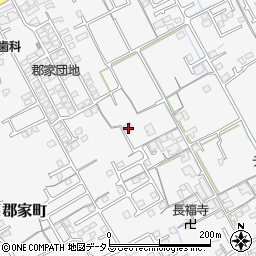 香川県丸亀市郡家町1899-2周辺の地図