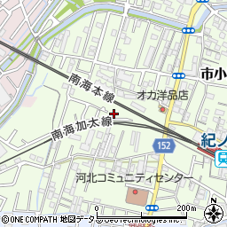 和歌山県和歌山市市小路128-19周辺の地図