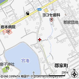 香川県丸亀市郡家町2524-1周辺の地図