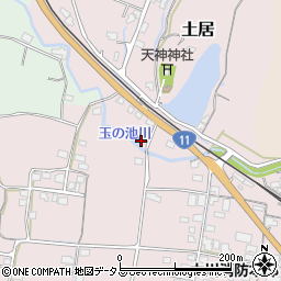 香川県東かがわ市土居457周辺の地図