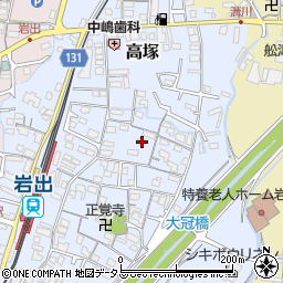 和歌山県岩出市高塚287周辺の地図
