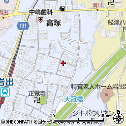 和歌山県岩出市高塚397周辺の地図
