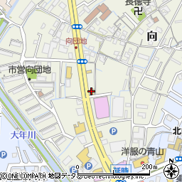 ファミリーマート和歌山向店周辺の地図