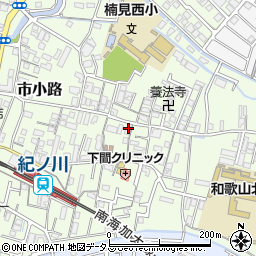 和歌山県和歌山市市小路58周辺の地図